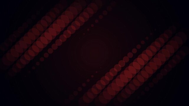 Abstract red diagonal lines animation on dark background, motion graphics pattern, loopable video footage.