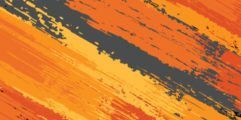 Sublimation jersey design vector brush modern grunge camouflage background paint splash splashes bold stripes brush orange stripes abstract. eps 10 © Samsul