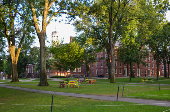 Boston, US-August 12, 2013:Harvard University Campus