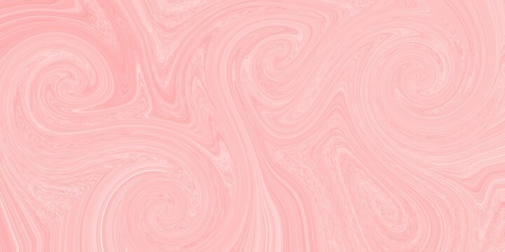 Abstract pastel pink marble texture background with soft swirling fluid patterns and contours