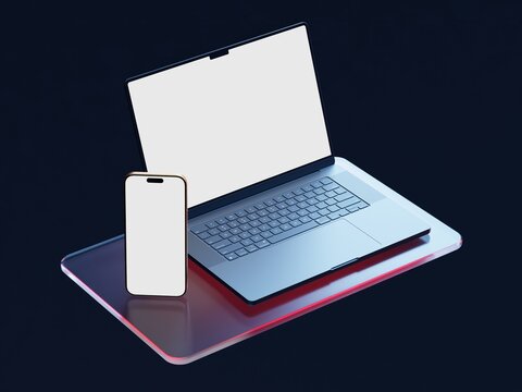Responsive Web Design and website Mockup, Devices Mock up, Smartphone desktop tablet laptop template Mockup