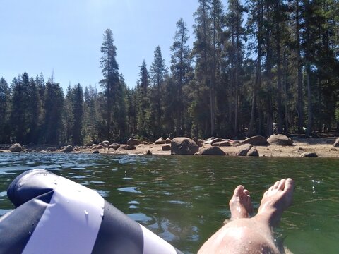 floaty on the lake