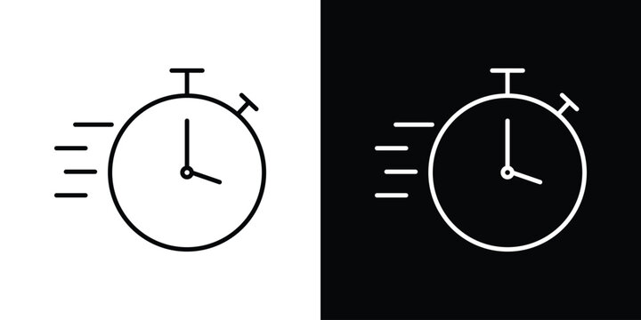 Express icon on a white background. Vector Icon Design