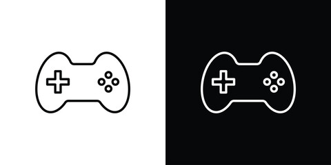 Gamepad icon on a white background. Vector Icon Design © Zandra