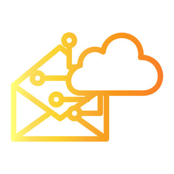 data secure Line Gradient Icon