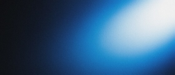 Abstract blue gradient with bright light flare for background design and atmospheric effect © CreativeArtnest