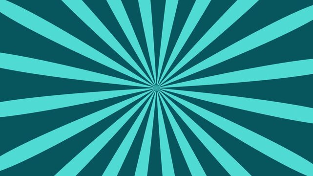 Sunburst rotating animation background 4k loop, retro sunburst cartoon abstract background rotating animation, summer inspired visual, gradient sunburst animation background.