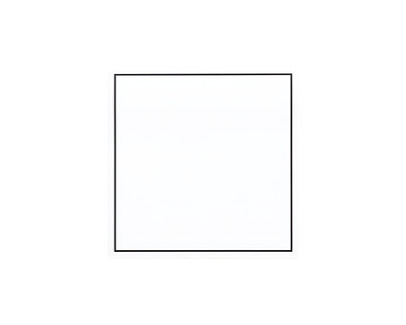 Simple black square frame outline icon