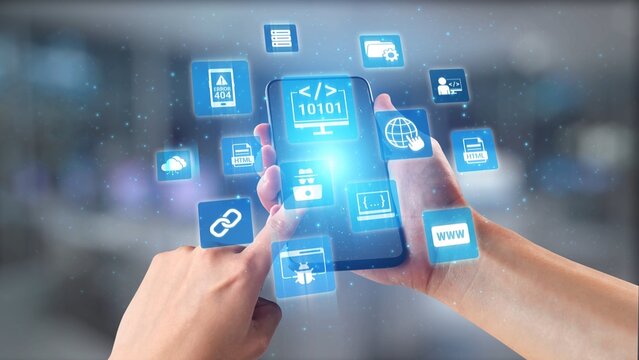 Software development with coding overlays, programming languages, developer tools, mobile app creation, and advanced programming for digital product development and software solutions. Spire