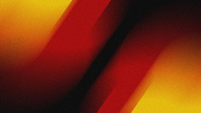Vibrant red and orange grainy gradient background with dynamic diagonal stripes fot poster design