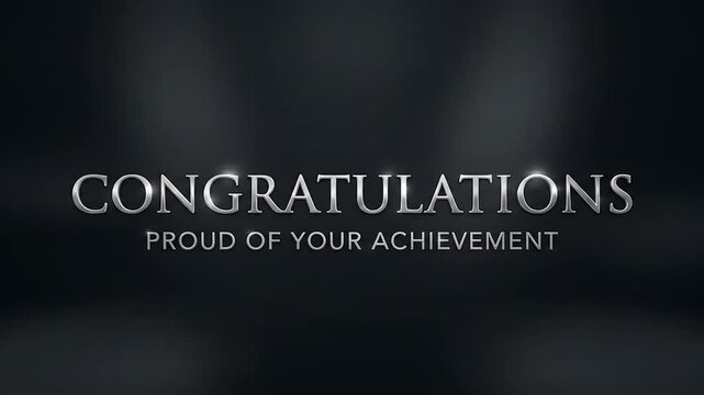 Celebration of Achievement with Multiple Congratulations Banners Showcasing Success and Pride in Accomplishments