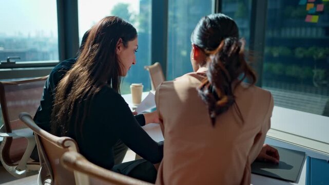 A group of business colleagues were discussing a project, and fellow business people expressed sympathy and encouragement when the work they were responsible for failed