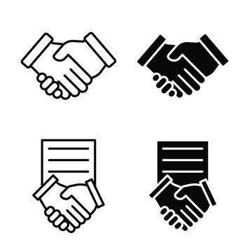 Deal handshake icon