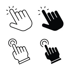 Fototapeta premium finger tap icon