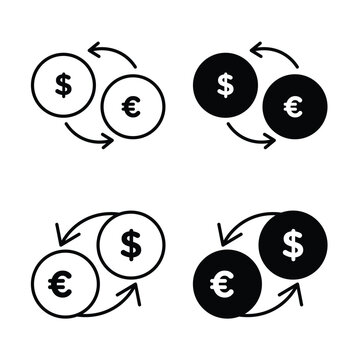 Money exchange icon