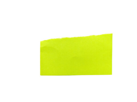 Simple yellow geometric shape on plain background