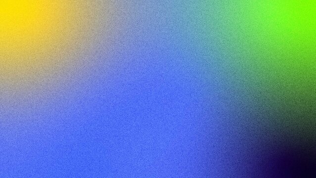 Gradient presents a cool transition from bright yellow to a calm azure blue and finally merging into a dark indigo corner to provide a sophisticated base for professional marketing material layouts.