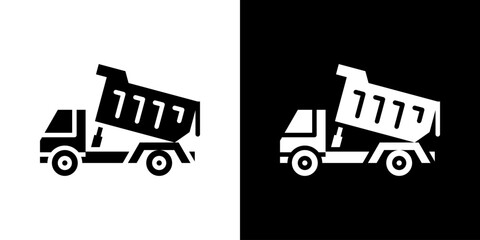 Dumper Truck Icon Set Multiple Style Collection © Arjuna