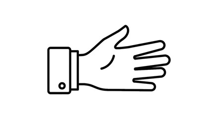 Fototapeta premium Hand reaching out in a professional business gesture