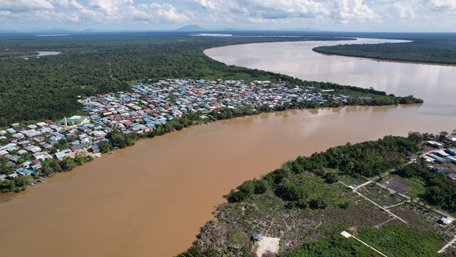 Pusa, Malaysia &ndash; May 27, 2026: The Landmark Buildings and Tourist Attractions of the Pusa Town