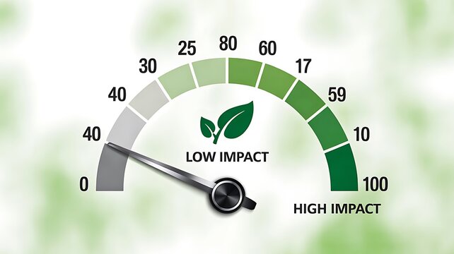 Low impact performance gauge measuring effectiveness and outcome evaluation