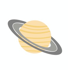 Saturn Planet Cartoon Illustrations © Rahmi