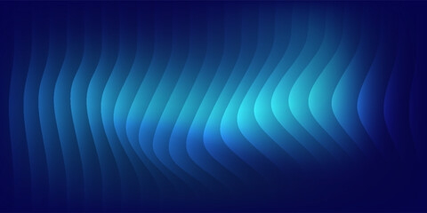 Blue wavy gradient and bright smooth fluted vertical lines. glass prismatic © sofyan