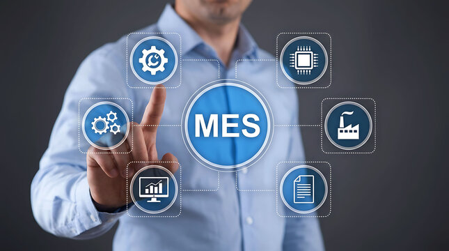 Manufacturing Execution System MES Dashboard for Smart Factory Operations