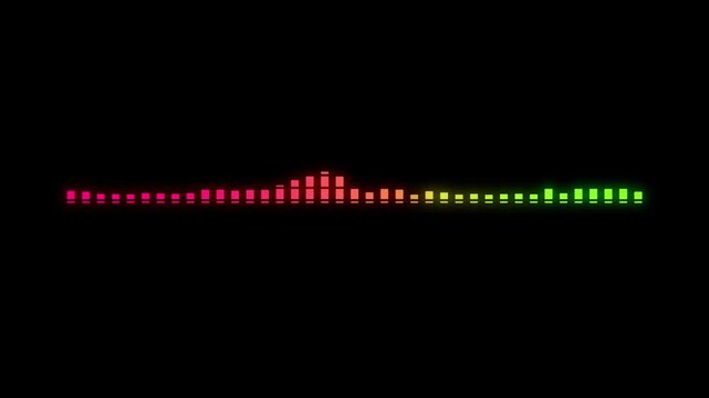 Abstract white waveform ring, circular sound spectrum, 4k black screen loop, minimalist audio animation, streaming music visualizer, elegant frequency lines, rhythmic circular waveform.
