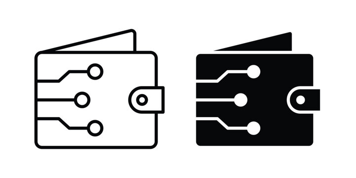 Cryptocurrency wallet icon