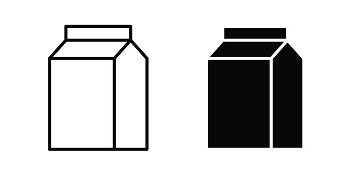 Milk carton icon