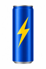 Fototapeta premium Vector illustration of blue energy drink can