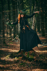 Naklejka premium Forest Ritual Dancer
