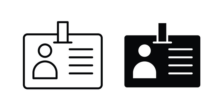 ID badge icon