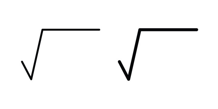 Square root icon