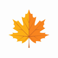 Obraz premium Autumn Maple Leaf Icon