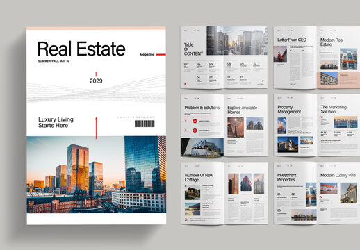 Real Estate Magazine Layout