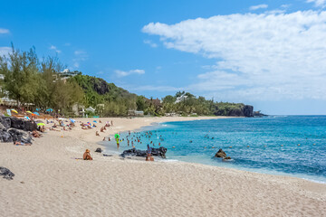 Obraz premium Plage de boucan canot, Île de la Réunion 