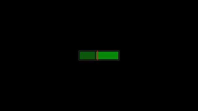 Green post production workflow video editor timeline playhead animation