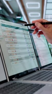 An IT Service Manager Woman Reviews Incident Tickets
