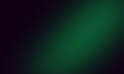 Obraz premium Dark emerald green gradient background with a soft grainy texture and a subtle spotlight effect