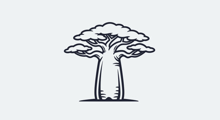 Tree with thick trunk branches. © firoh