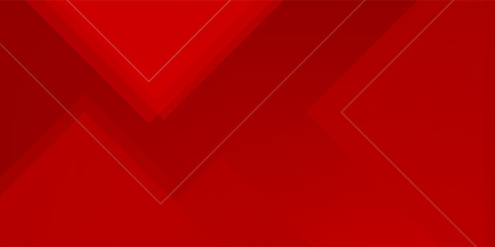 Abstract red banner background design. Vector illustration