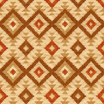 Desert sand diamond textile pattern background