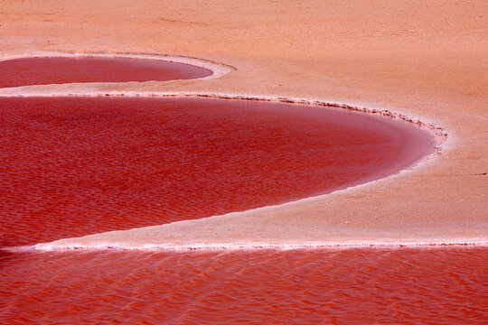 Tunisia, near Tozeur, Chott El Jerid, salt lake
