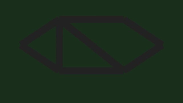2D computer science graph theory animation demonstrating Dijkstra's shortest path algorithm step by step across nodes and weighted edges