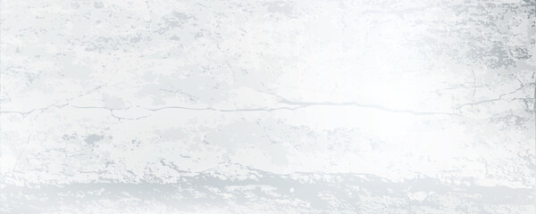Obraz premium Distressed white and light gray concrete texture with cracks, rough patches and subtle stains, ideal as a vintage grunge wall background or industrial design overlay