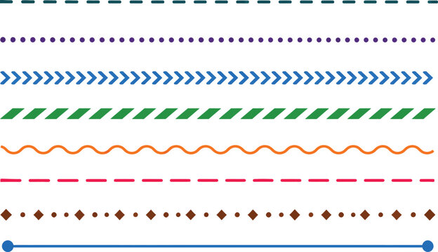 Decorative Border and Divider Line Vector Set