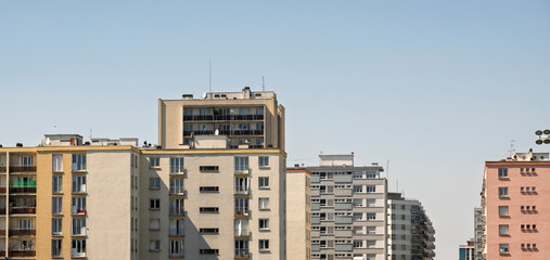Residential apartment blocks, in Strasbourg, France © C