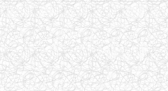 Abstract White Grey Scribble Pattern Background